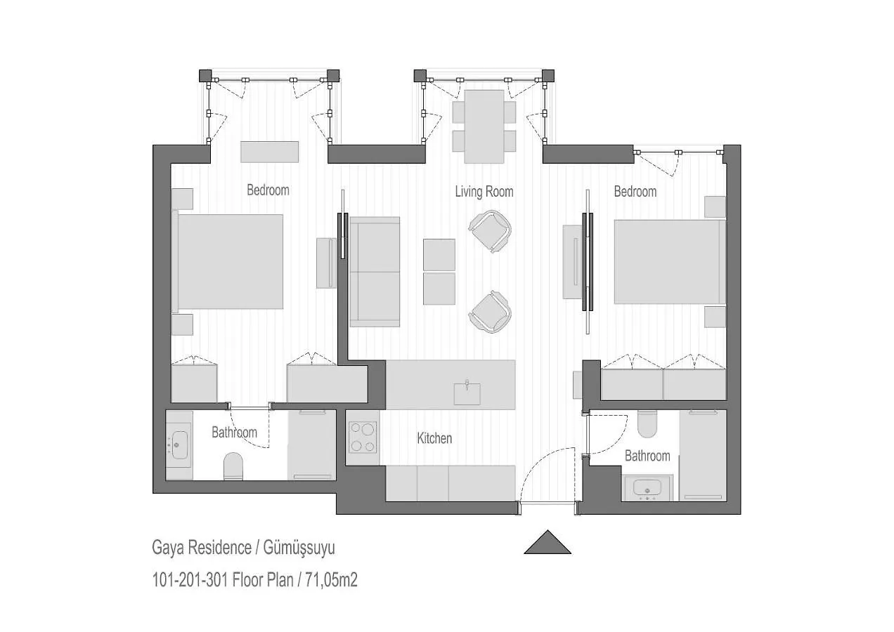 X Flats Taksim Apartment Istanbul