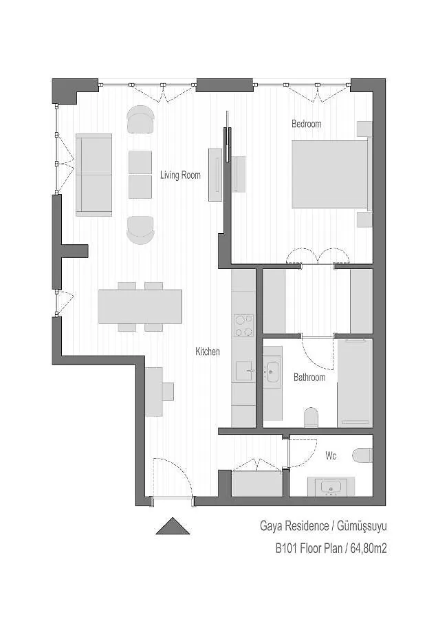 X Flats Taksim Apartment Istanbul